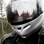 Icing up my visor