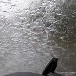Iced windscreen