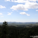 Looking south over the Black Hills of SD
