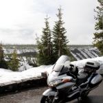 The snow started to dissipate