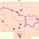 The Route via Garmin Mapping