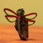 Jean's Steampunk Dragonfly brooch