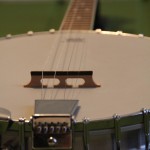 Bridge of a tenor banjo