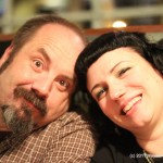 Raz and Jean mugging at Cascade Barrel House after a couple 8-10% beers